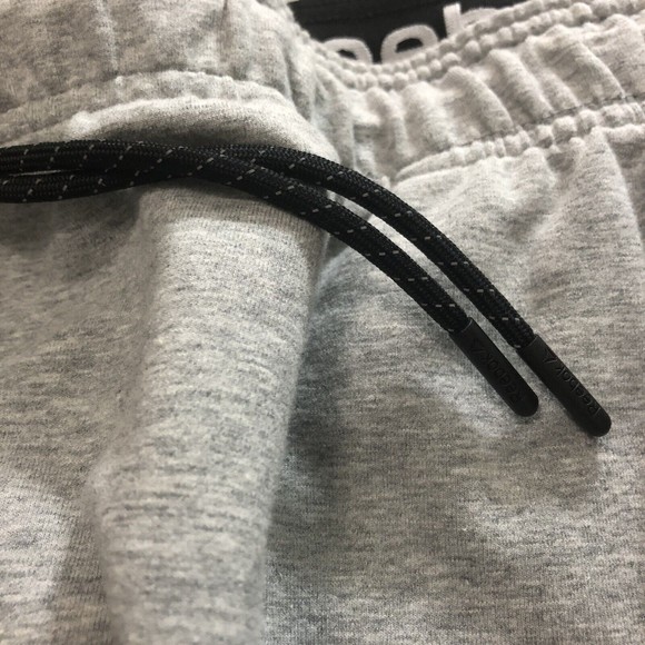 Reebok Men Pants 3XL Slim Gray Jogger Athlete Lounge Zip Pockets Small Logo NEW - Picture 6 of 9